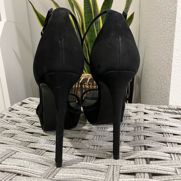 Suede platform Steve Madden heels - Picture 4 of 5
